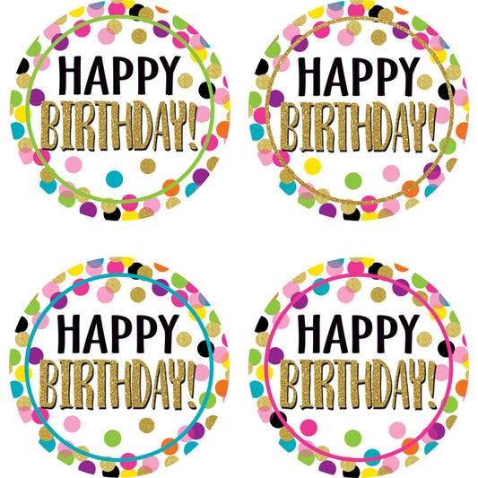 (6 PK) CONFETTI HAPPY BIRTHDAY