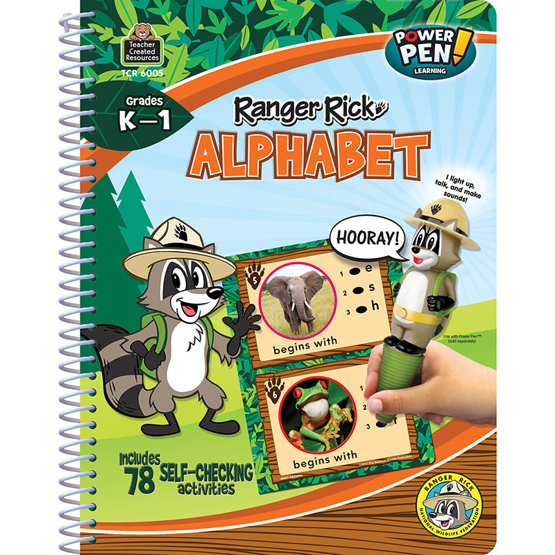 RANGER RICK PEN LEARN BOOK ALPHABET