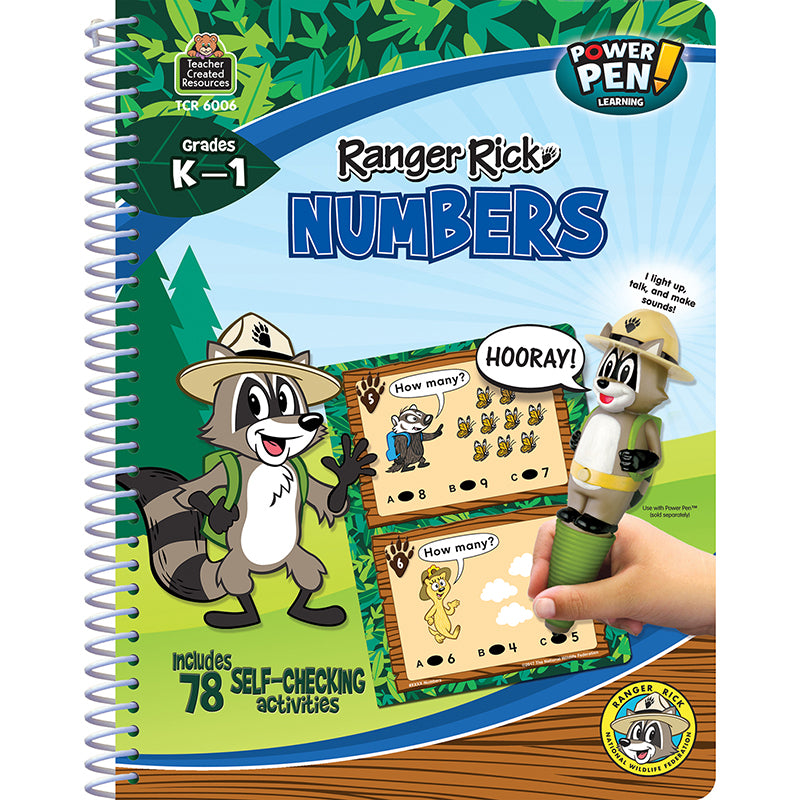 RANGER RICK PEN LEARN BOOK NUMBERS