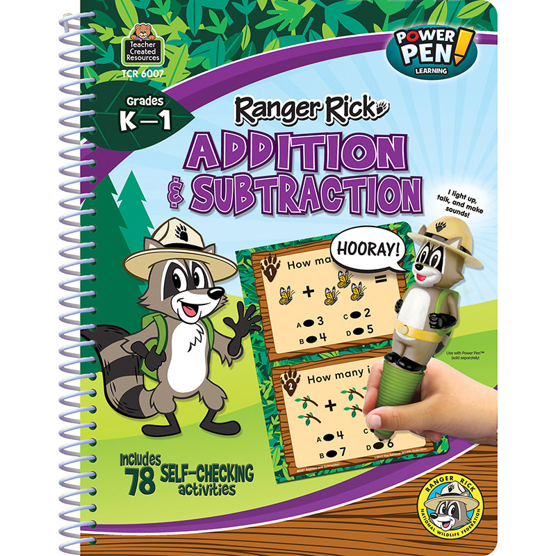 RANGER RICK PEN BOOK ADD & SUBTRACT