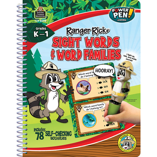 RANGER RICK SIGHT & WORD FAMILIES