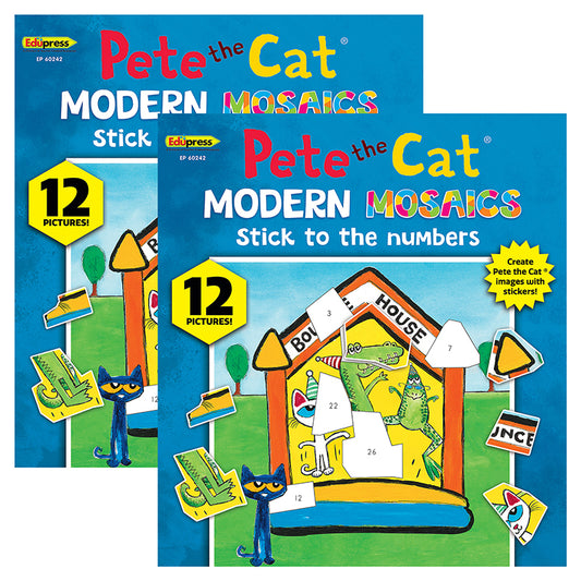 (2 EA) PETE THE CAT MODERN MOSAICS