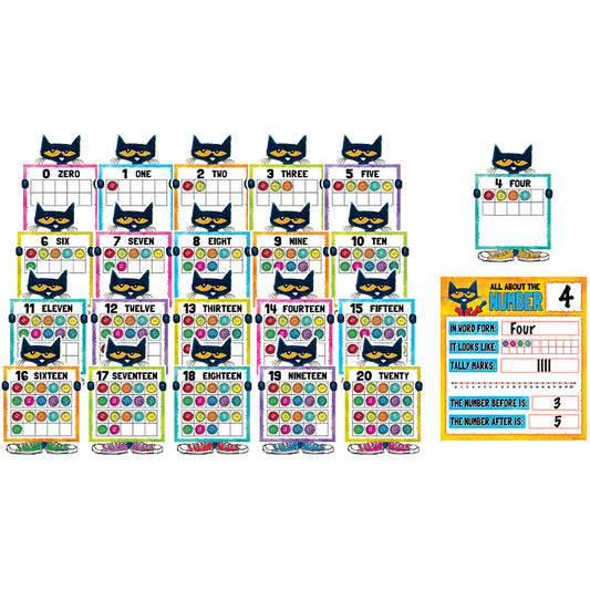 PETE THE CAT NUMBERS 0 TO 20 BBS