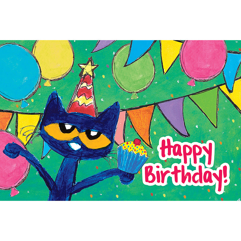 PETE CAT HAPPY BIRTHDAY POSTCARDS