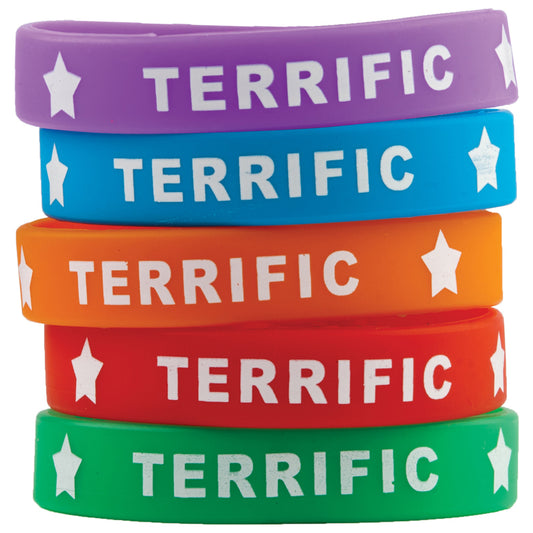 TERRIFIC WRISTBANDS 10/PK