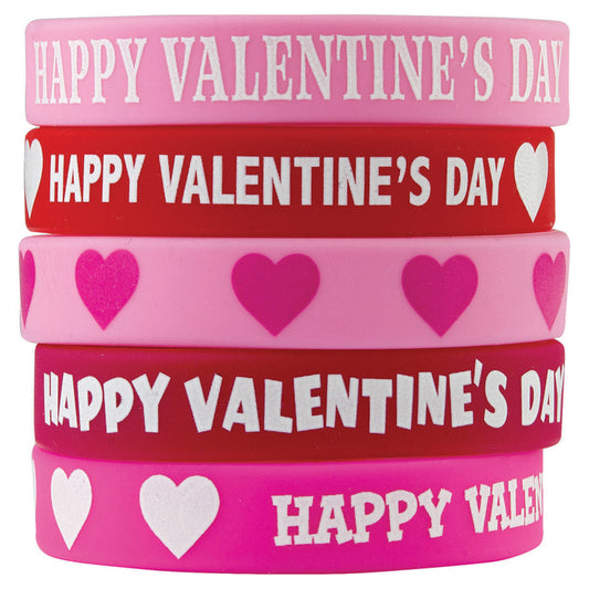 HAPPY VALENTINES DAY WRISTBANDS