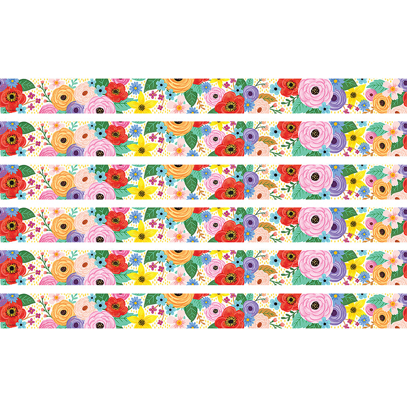 (6 PK) WILDFLOWERS STRAIGHT BORDER