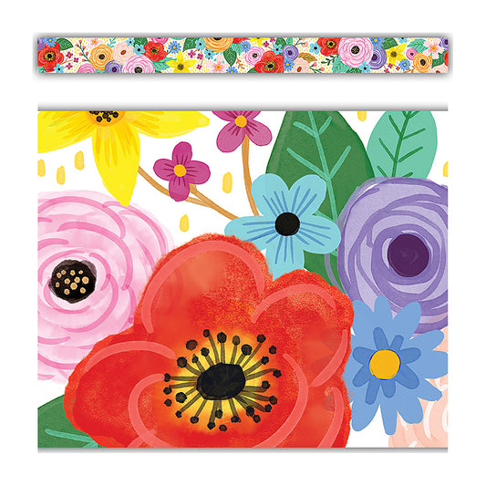 WILDFLOWERS STRAIGHT BORDER TRIM