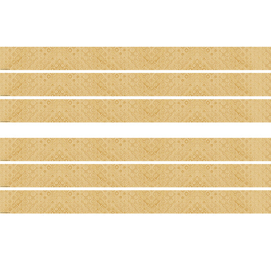 (6 PK) GOLDEN TEXTILE BORDER