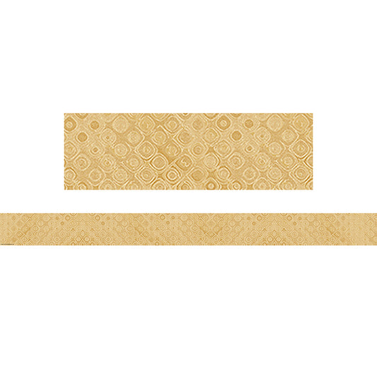 GOLDEN TEXTILE STRAIGHT BORDER TRIM