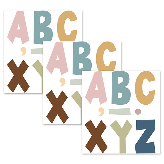(3 PK) 7IN FUN LETTERS EVERYONE