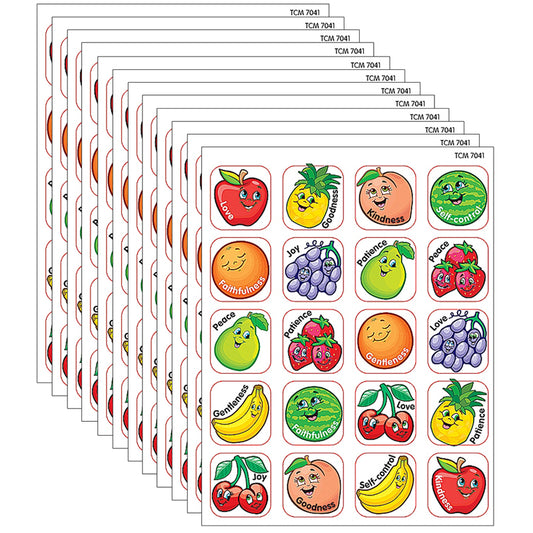 (12 PK) STICKERS FRUIT OF THE