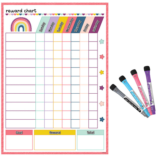 OH HAPPY DRYERASE MAG REWARD CHART