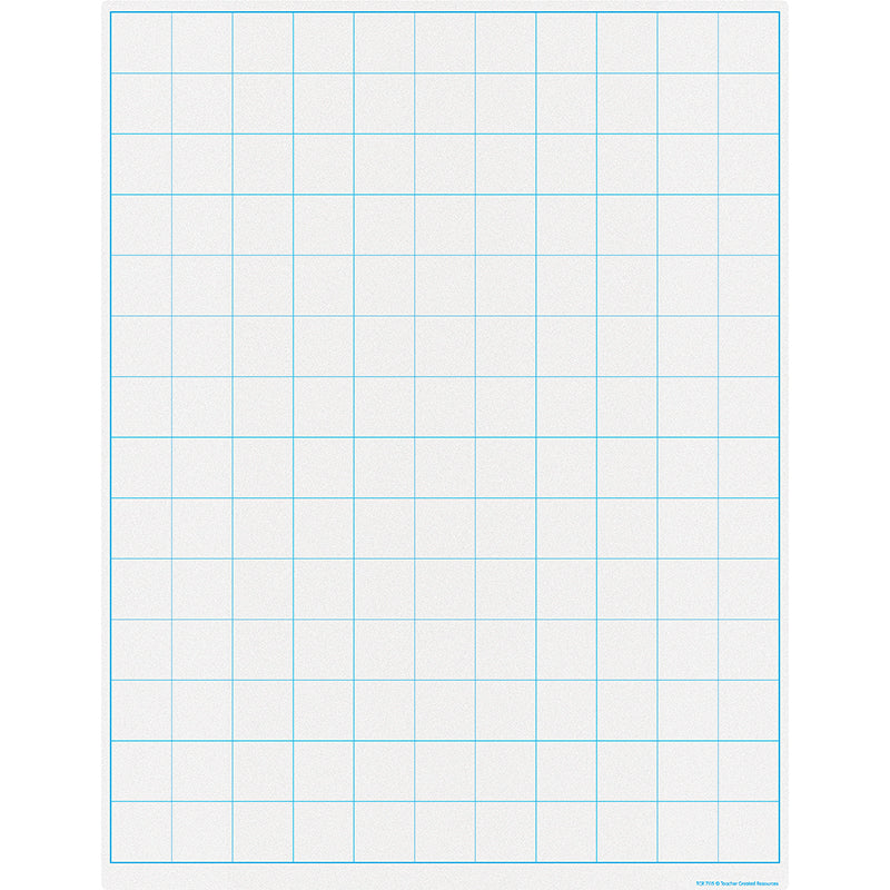 GRAPHING GRID SQUARE DRYERASE CHART