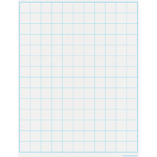 GRAPHING GRID SQUARE DRYERASE CHART
