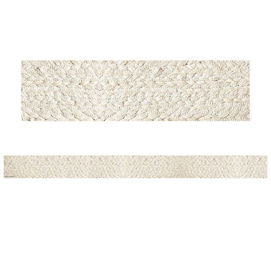 WELCOME WOVEN STRAIGHT BORDER TRIM