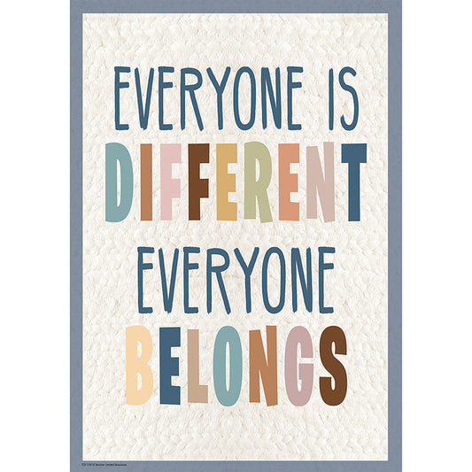 EVERYONE IS DIFFERENT POSITVE POSTR