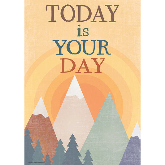 TODAY IS YOUR DAY POSITIVE POSTER