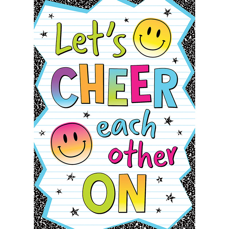 LETS CHEER EACH OTHER ON POSTER