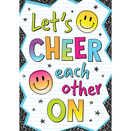 LETS CHEER EACH OTHER ON POSTER