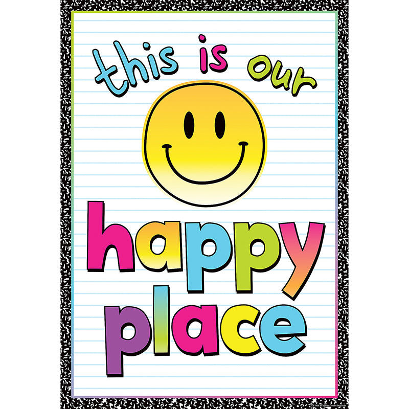 HAPPY PLACE POSITIVE POSTER