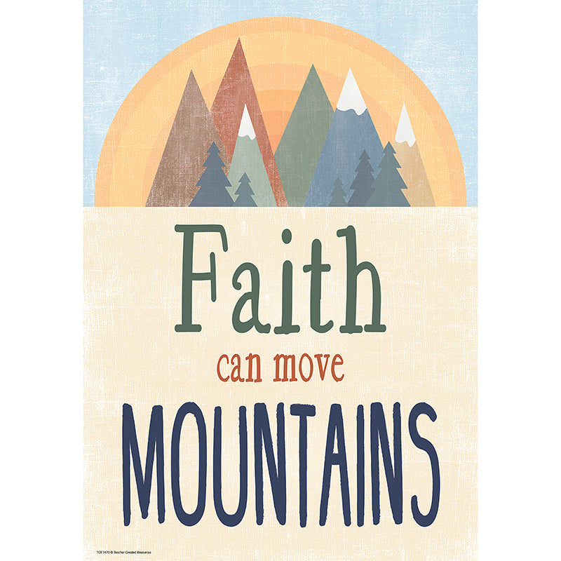 FAITH CAN MOVE MOUNTAINS POSTER