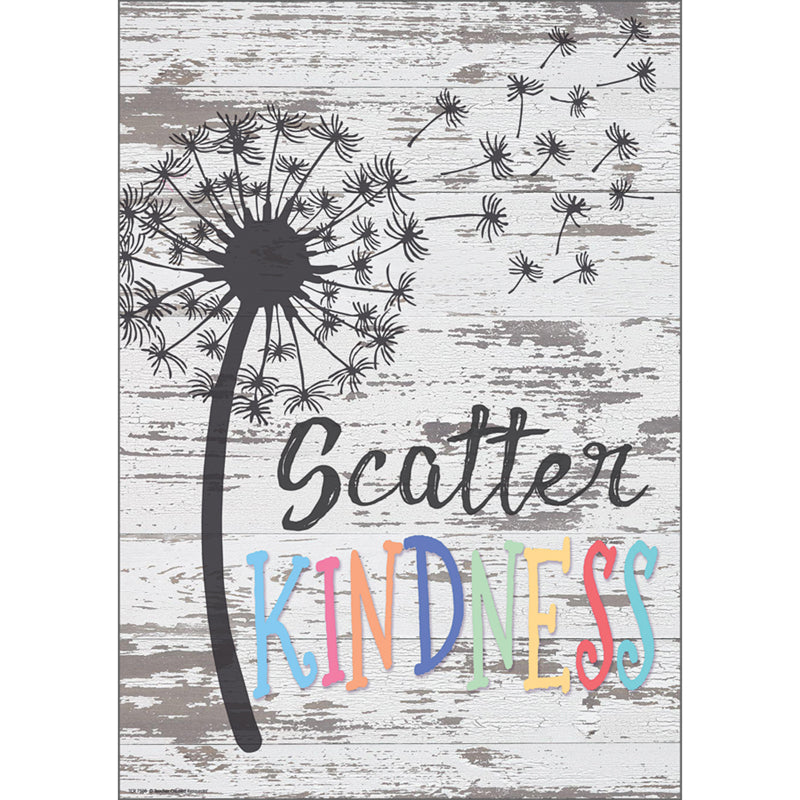 SCATTER KINDNESS POSITIVE POSTER