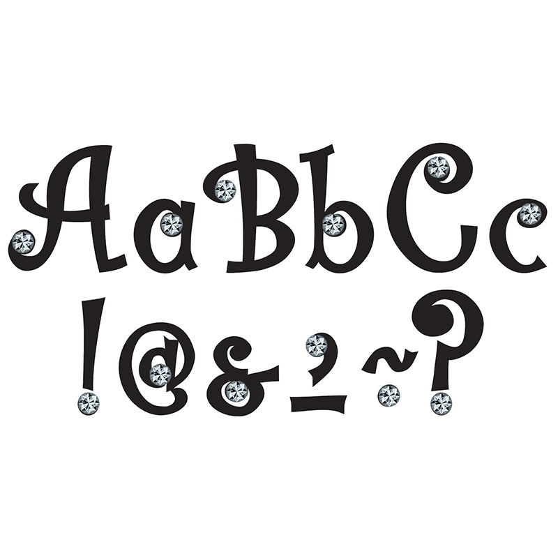 7IN BLING LETTERS WITH JEWELS