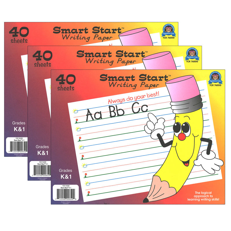 (3 EA) SMART START K-1 WRITING