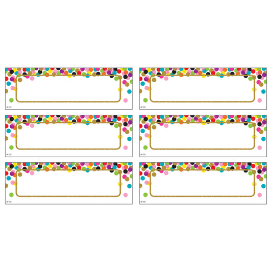 CONFETTI LABELS MAGNETIC ACCENTS