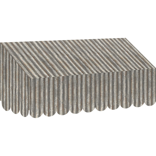 CORRUGATED METAL AWNING