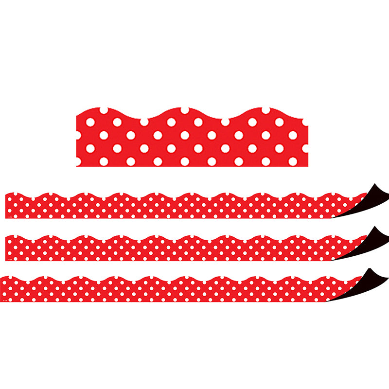 (3 PK) RED POLKA DOTS MAGNETIC