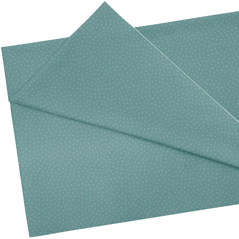 CALMING BLUE DOTS CREATIVE FABRIC