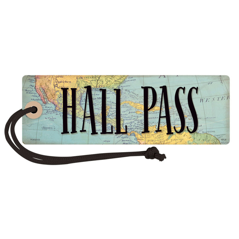 TRAVEL THE MAP MAGNETIC HALL PASS