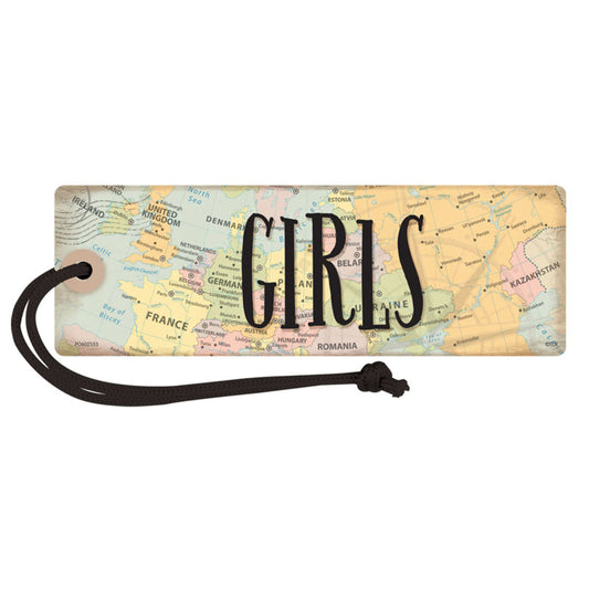 TRAVEL THE MAP MAGNETIC GIRLS PASS