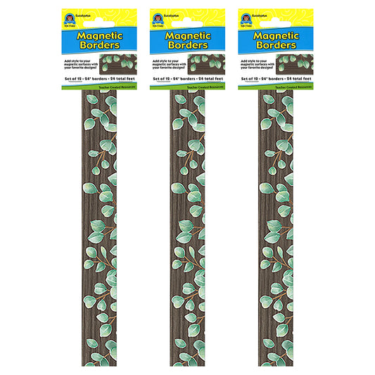 (3 PK) EUCALYPTUS MAGNETIC BORDER