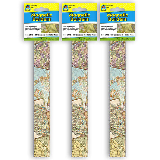 (3 PK) TRAVEL THE MAP MAGNETIC