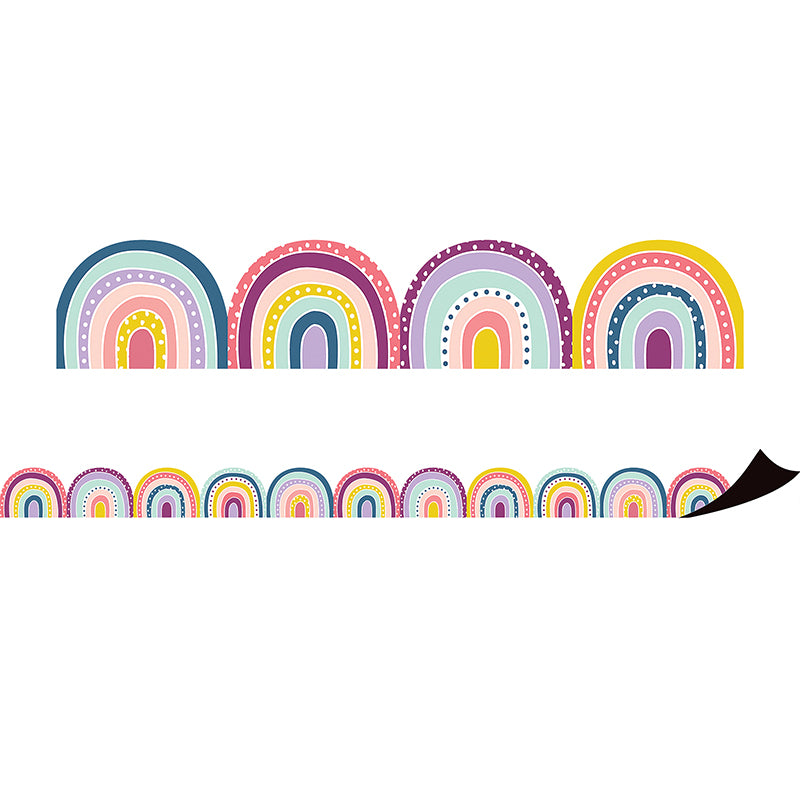 OH HAPPY DAY RAINBOWS MAGNET BORDER