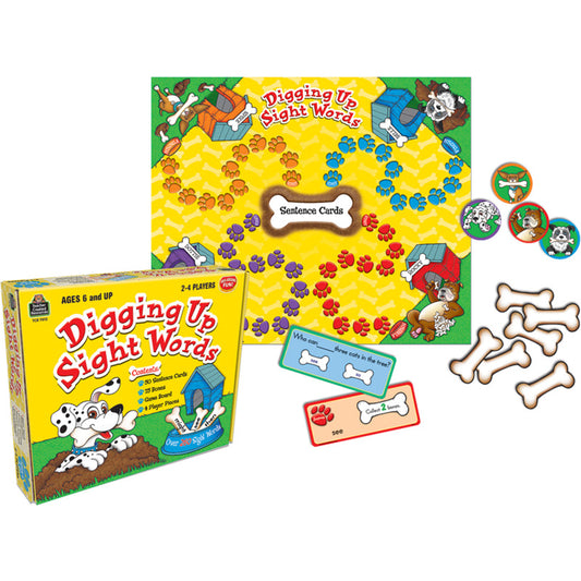 DIGGING UP SIGHT WORDS GAME AGES 6