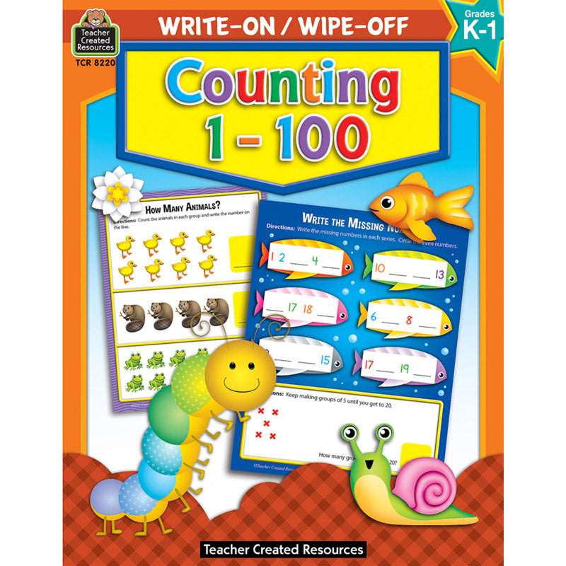 COUNTING 1-100 WRITE-ON/WIPE-OFF