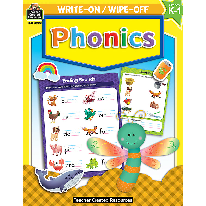 WRITE-ON WIPE-OFF PHONICS