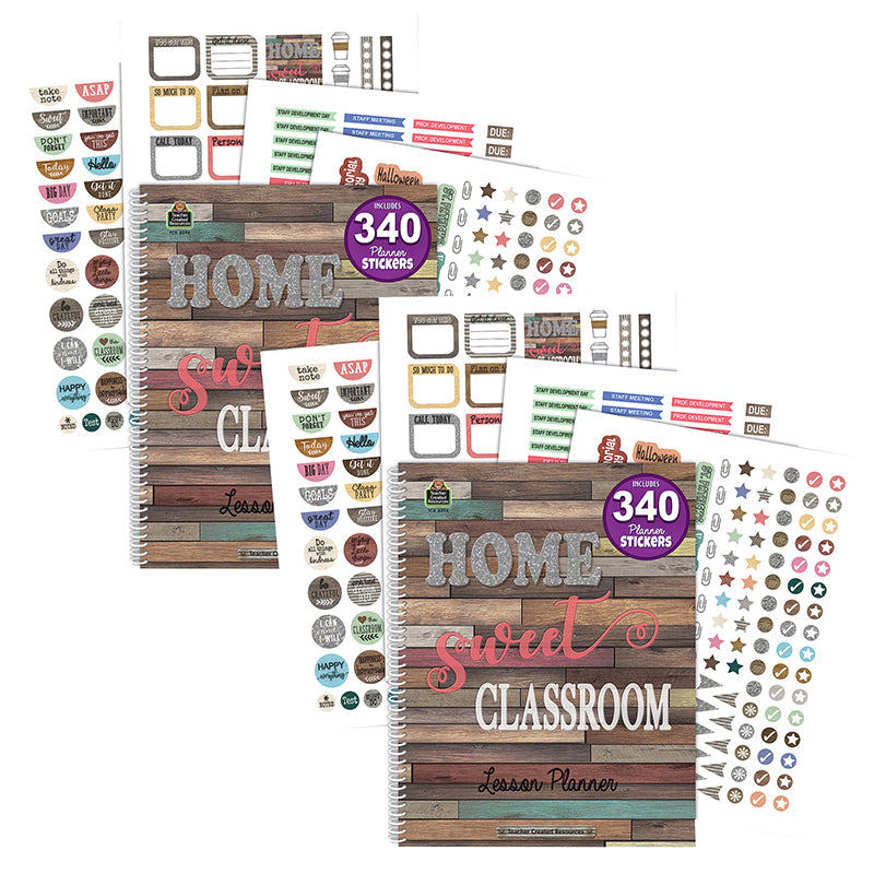(2 EA) LESSON PLANNER HOME SWEET