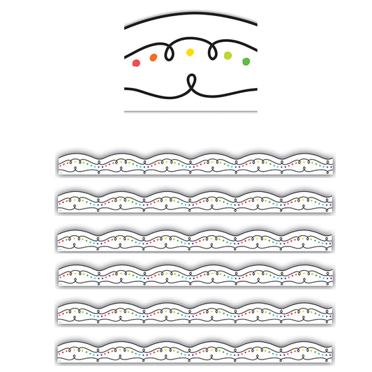 (6 PK) SQUIGGLES AND COLORFUL DOTS