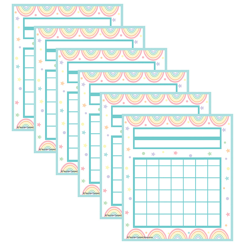 (6 PK) PASTEL POP INCENTIVE CHARTS