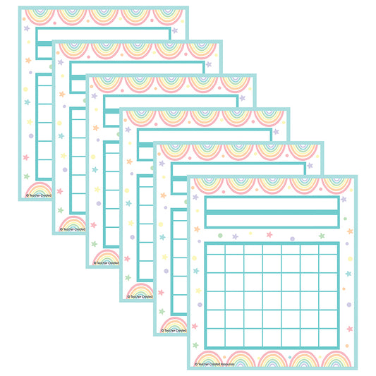 (6 PK) PASTEL POP INCENTIVE CHARTS