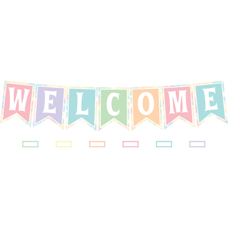 PASTEL POP PENNANTS WELCOME BB SET