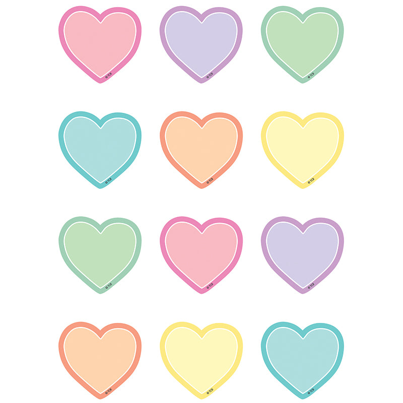 (6 PK) PASTEL POP HEARTS MINI