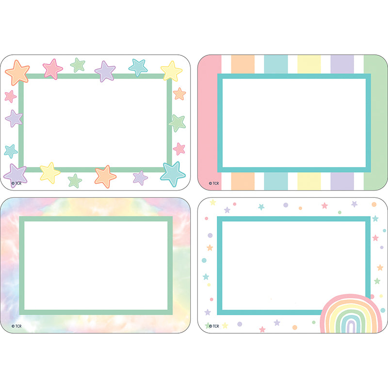 (6 PK) PASTEL POP NAME TAG LABELS