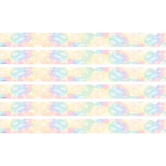 (6 PK) PASTEL POP TIE-DYE BORDER