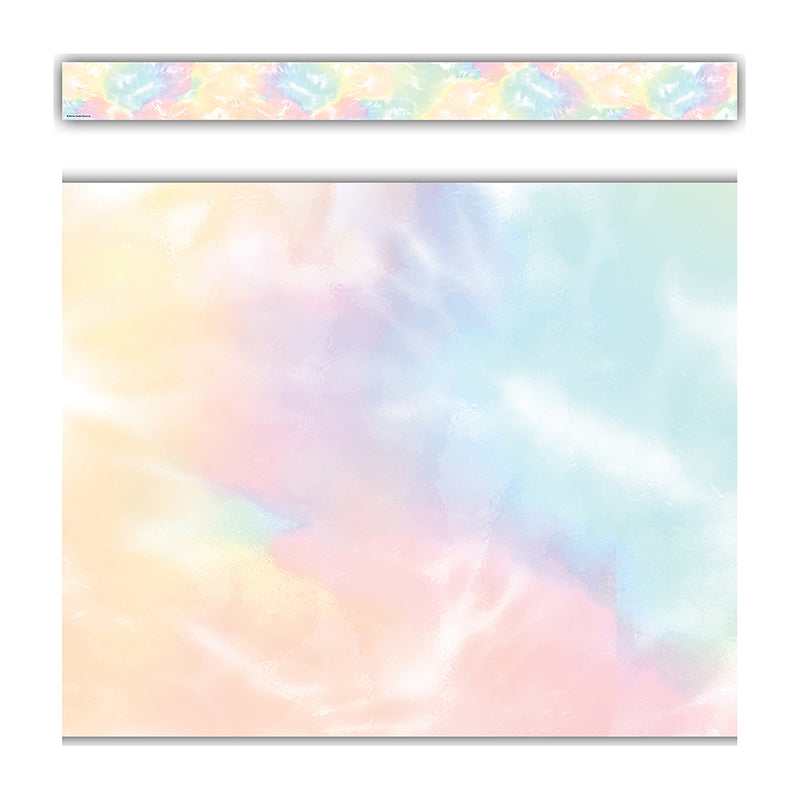 PASTEL POP TIE-DYE BORDER TRIM